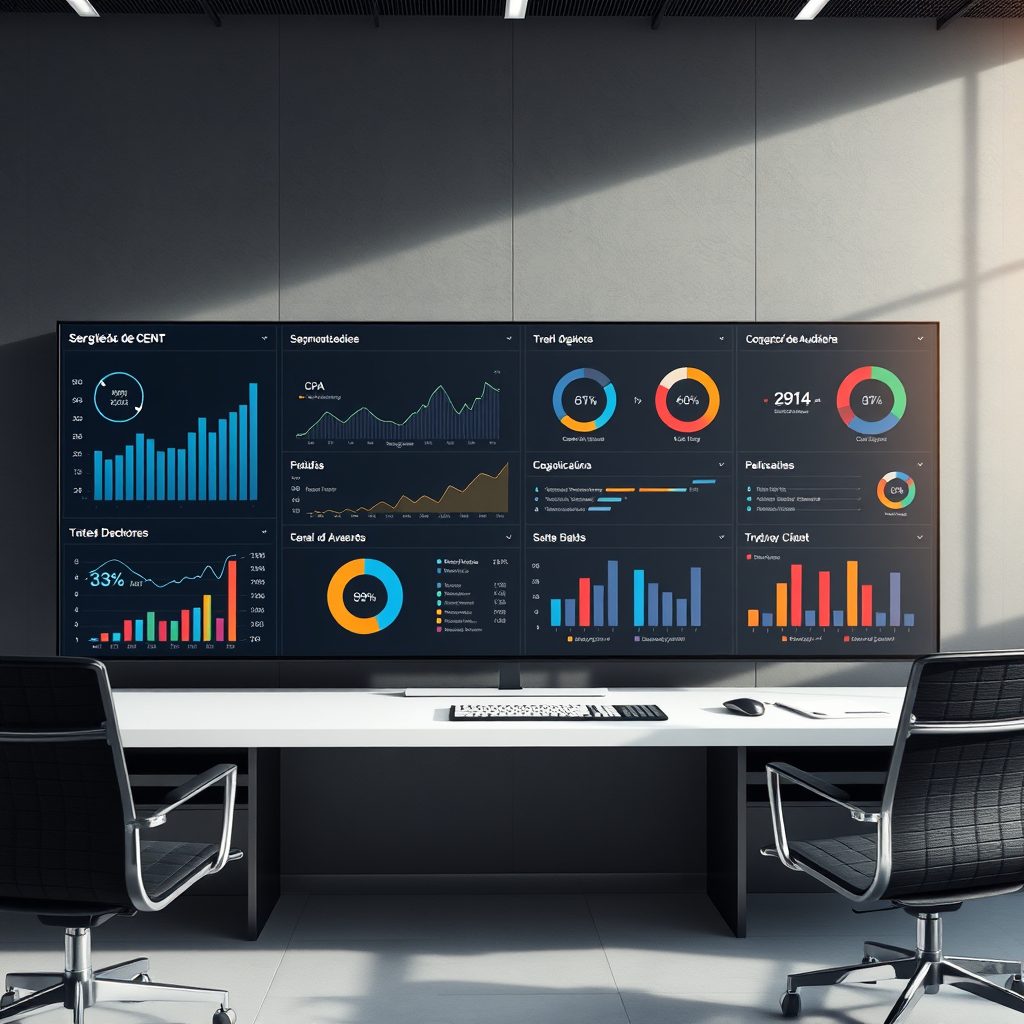 Estrutura de crescimento digital previsível com dados e estratégia