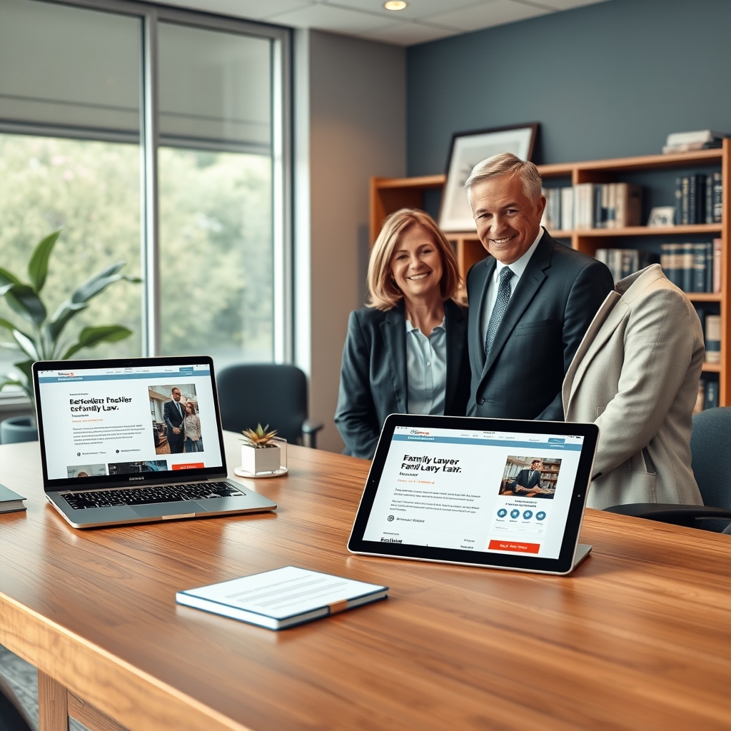 Site para Advogados de Família