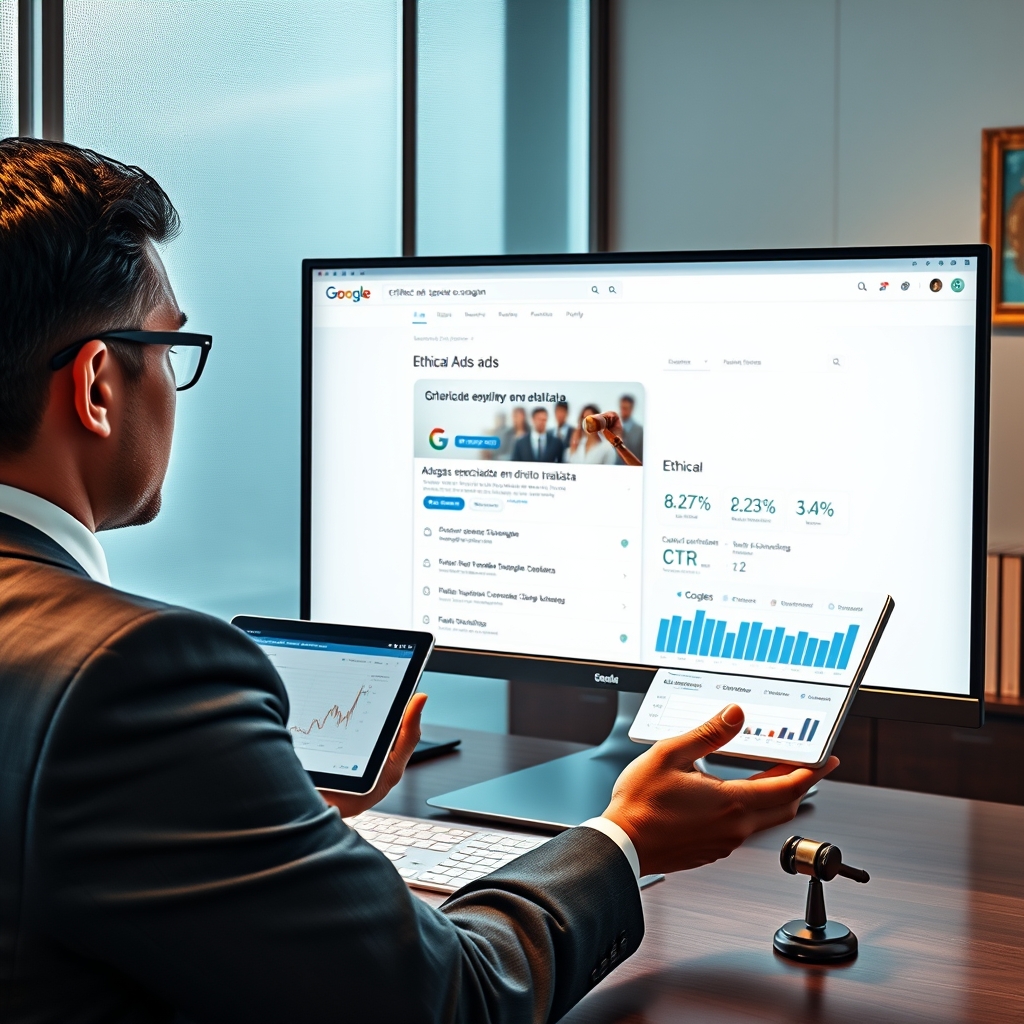 Anúncios no Google para advogados: ética e eficácia