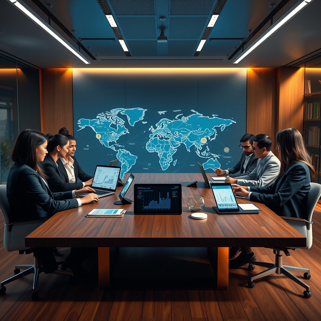 Advocacia de Direito Internacional Facilitando Neg&oacute;cios