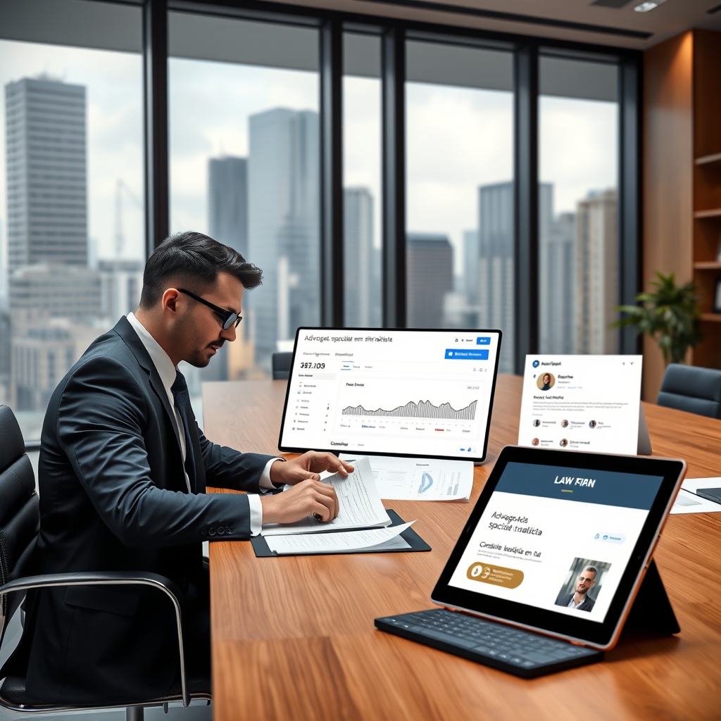 An&uacute;ncios no Google para advogados