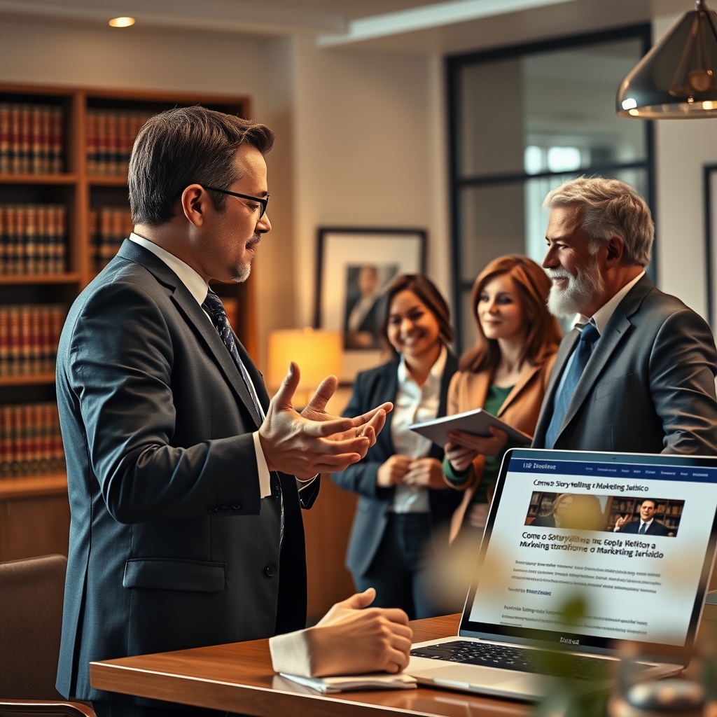 O Poder do Storytelling no Marketing Jur&iacute;dico