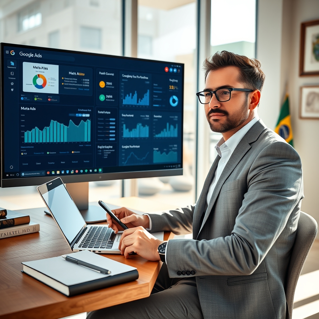 Tr&aacute;fego pago para advogados aut&ocirc;nomos