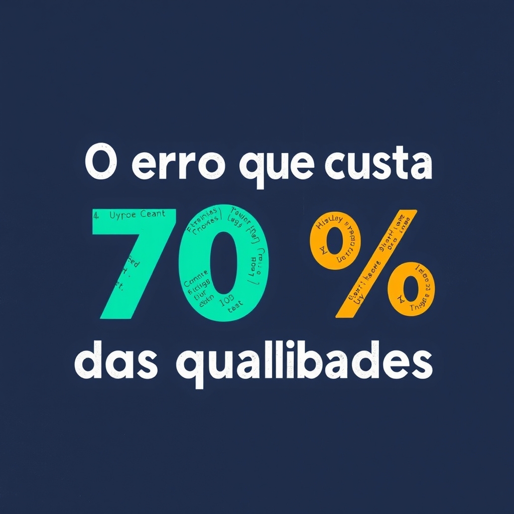 O erro que custa 70% dos leads qualificados