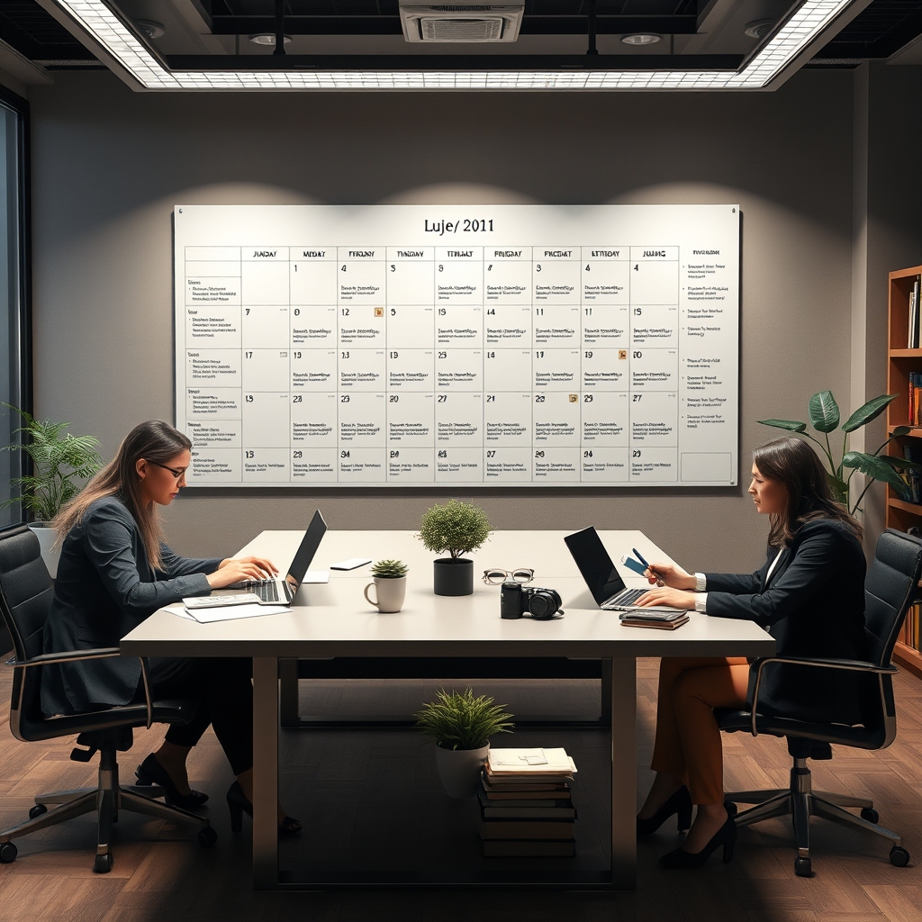 Como estruturar um calendário editorial para um blog jurídico