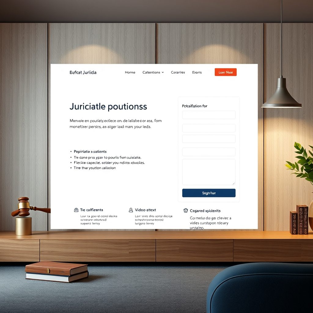 Como criar landing pages de alta conversão para captar leads jurídicos