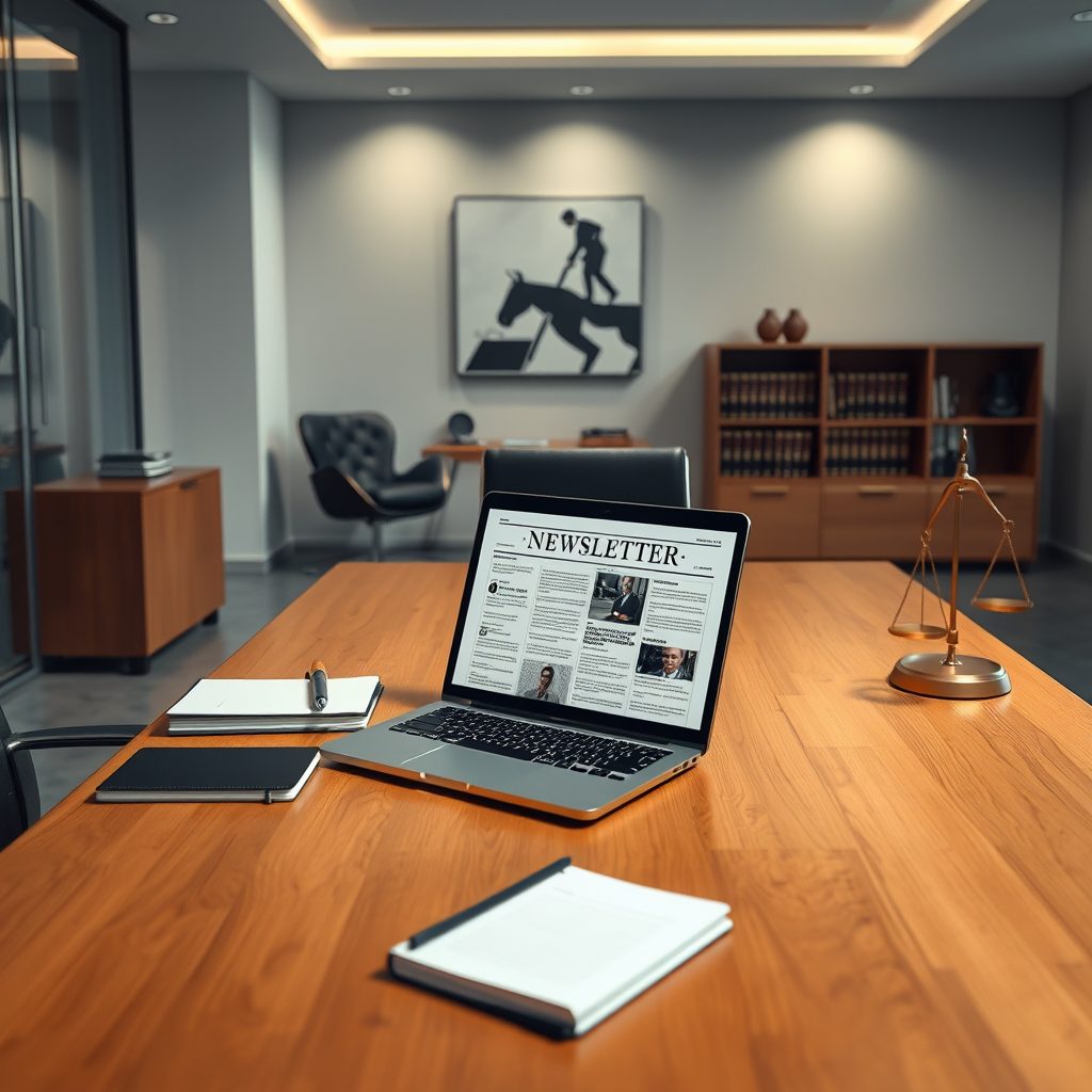 Como Criar uma Newsletter Jurídica que Engaja e Converte Leitores