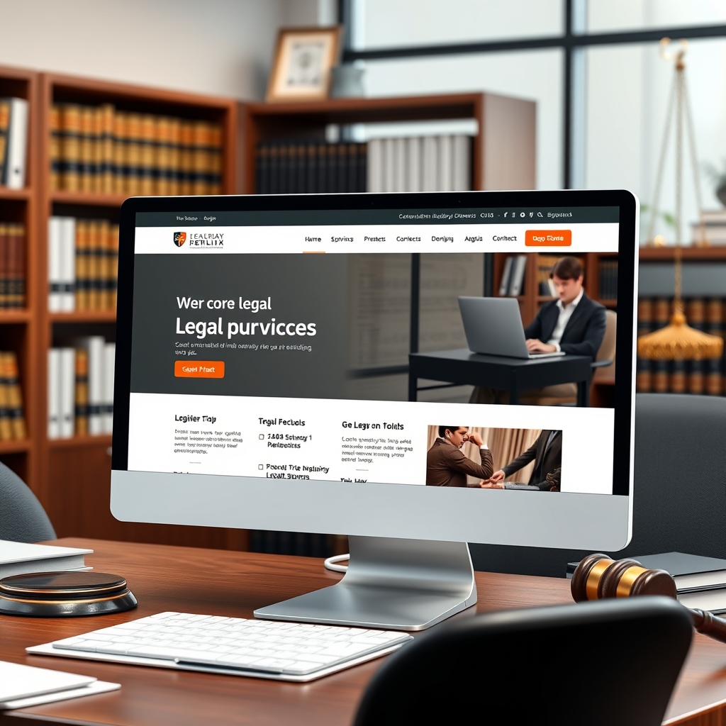 Pacote de 5 Passos para Criar um Site Jurídico Profissional do Zero